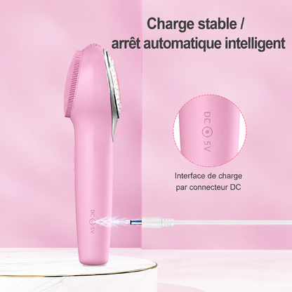 Teenydeer Brosse Nettoyante Visage Sonique et Chauffante