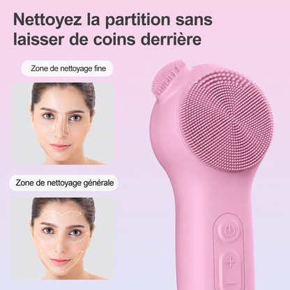 Teenydeer Brosse Nettoyante Visage Sonique et Chauffante