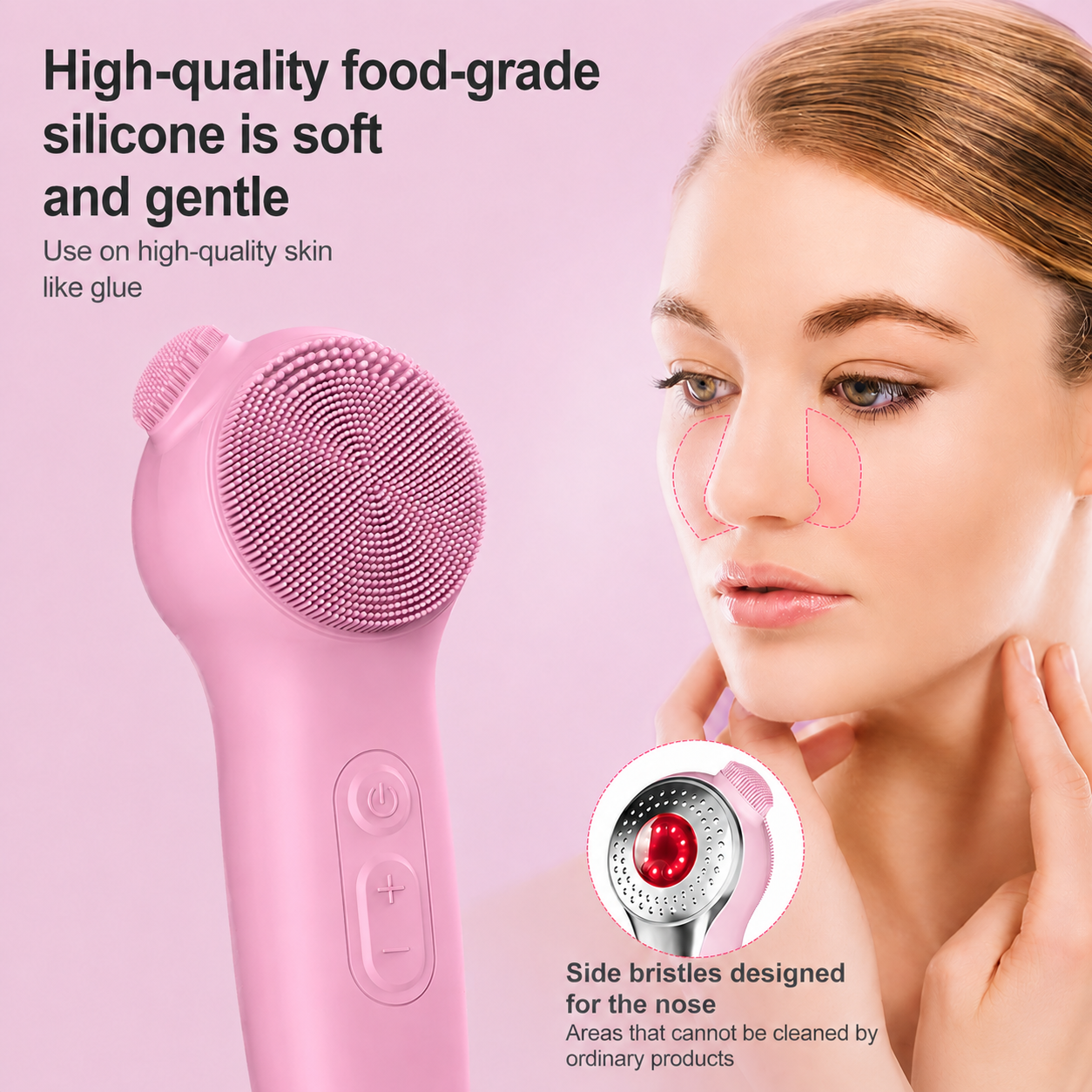 Teenydeer Heated Sonic Facial Cleansing Brush