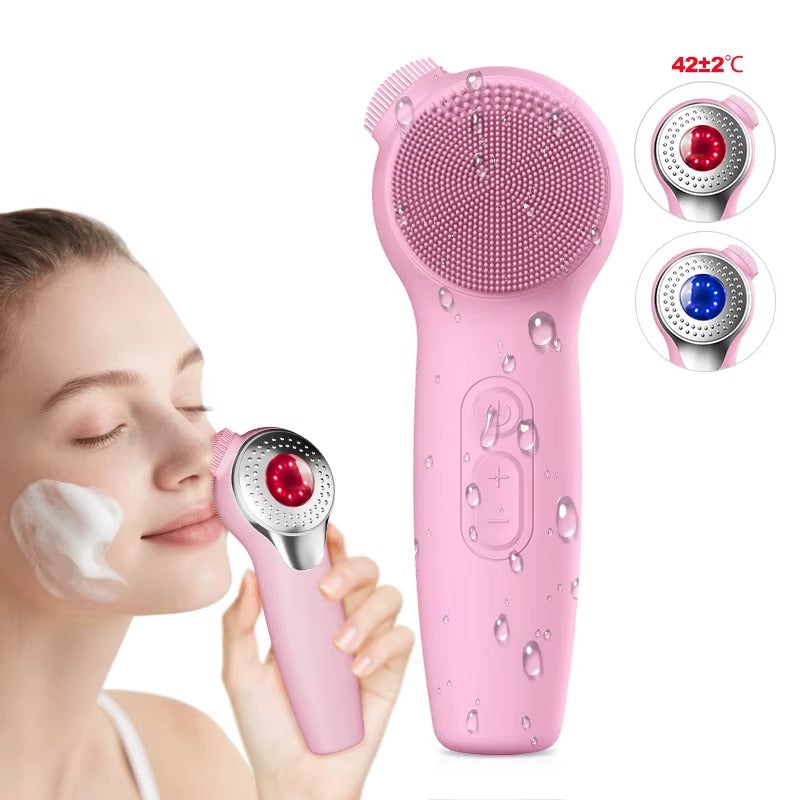Teenydeer Brosse Nettoyante Visage Sonique et Chauffante