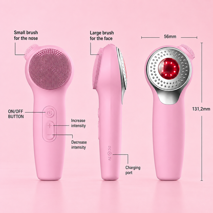 Teenydeer Heated Sonic Facial Cleansing Brush