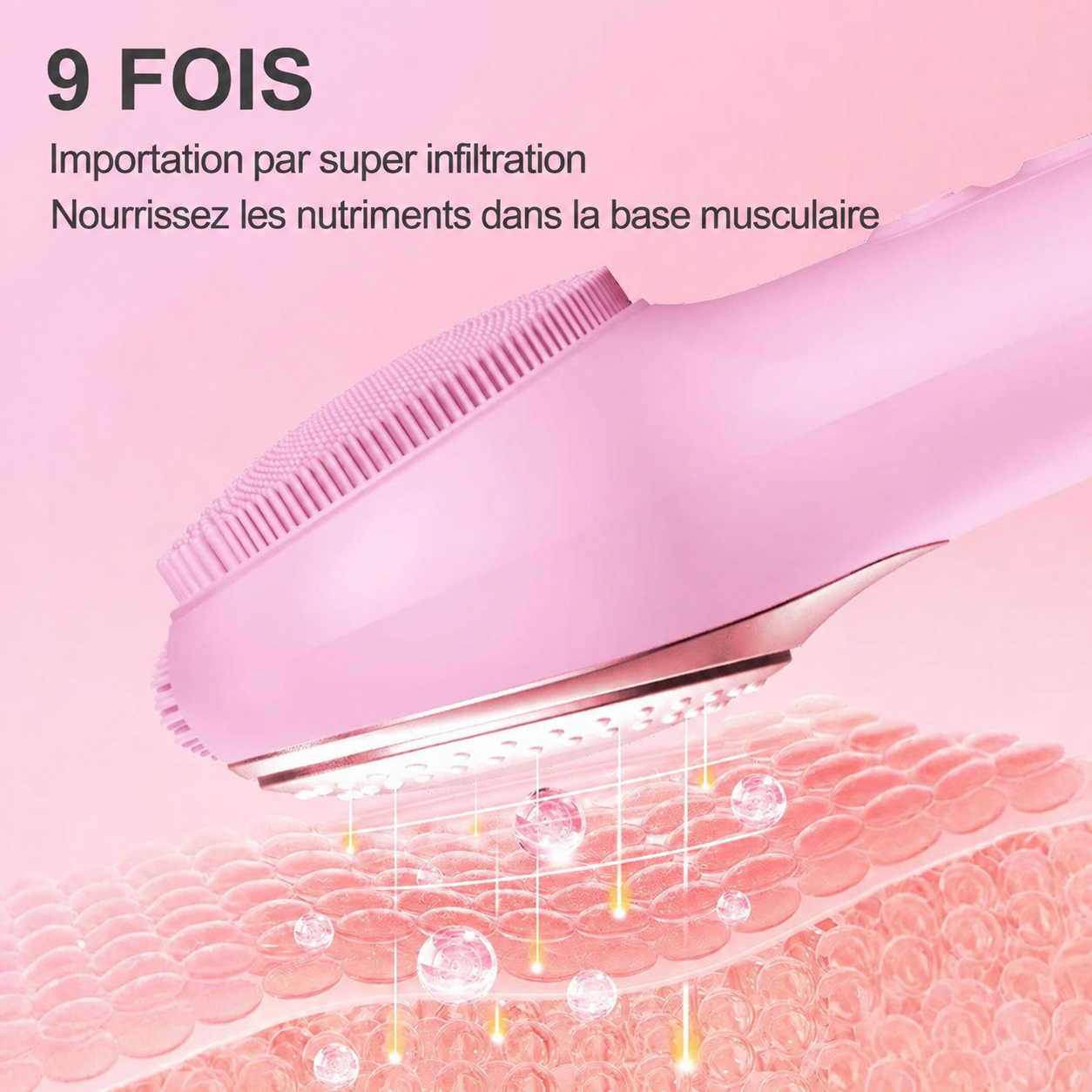 Teenydeer Brosse Nettoyante Visage Sonique et Chauffante