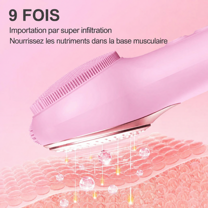Teenydeer Brosse Nettoyante Visage Sonique et Chauffante